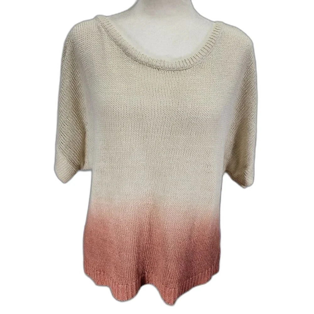 Joie Ombré Oversized Dolman Sleeve Linen Sweater - Picture 1 of 10